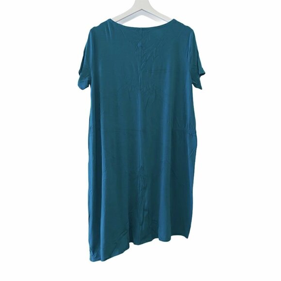 Eileen Fisher Asymmetrical Shift Dress Small NEW - Picture 3 of 7